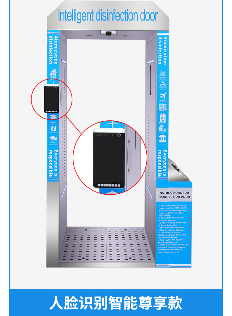 智能人员消毒通道